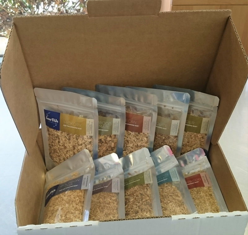 Food Smoking Woodchip Gift Box